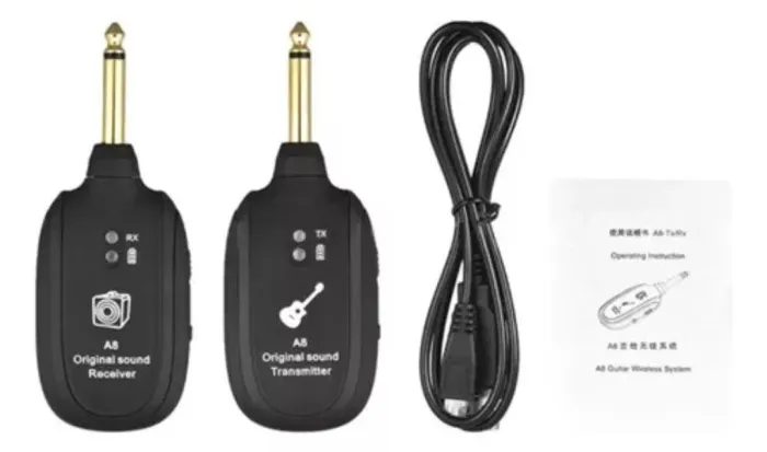 Transmissor sem fio instrumentos musicais