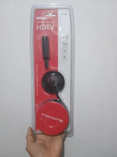 Antena digital com 5 metros de cabo