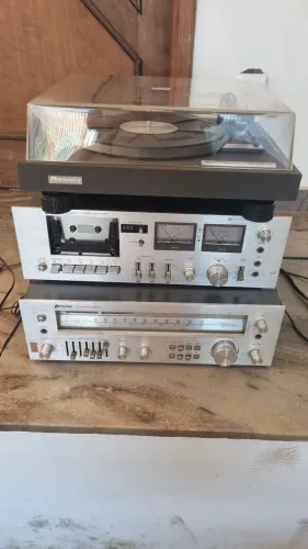 Antigo Aparelho de Som Polyvox TD 2000 para Colecionadores