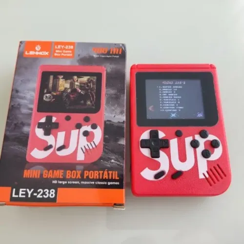 Mini Videogame 400 Jogos Vermelho