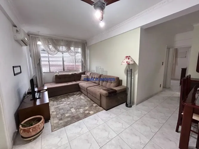 Apartamento para alugar de 2 quartos mobiliado Boqueirão Santos SP