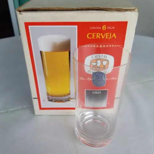 Copos de Cristal de Cerveja