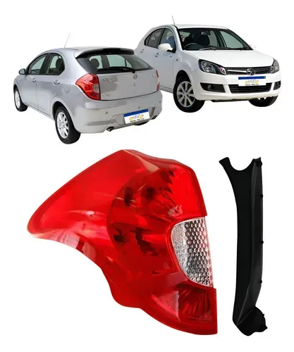 Lanterna Esquerda Jac J3 Hatch 2011 A 2015 Com Suporte Novo
