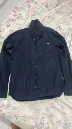 Camisa Social Lacoste Preta