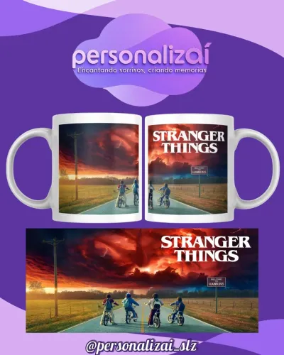 Canecas Stranger Things Personalizadas
