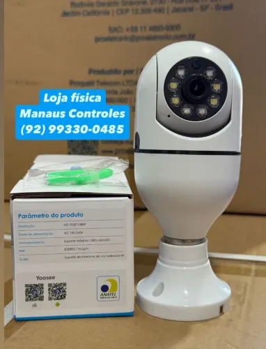 Câmera de Segurança Wi-Fi HD 1080P - Yoosee
