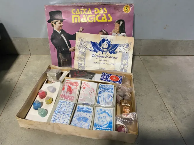 Caixa das Mágicas - Brinquedos Guaporé anos 60/70