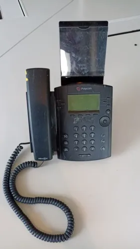 Aparelho Telefone De Mesa Ip Polycom Vvx400 - Sem Fonte/USADO
