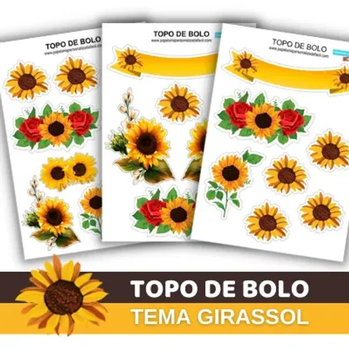 topo de bolo personalizado sem recorte