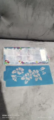 Stencil para Decoração - Flores