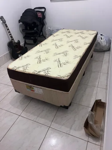 Cama box solteiro pronto entrega oferta