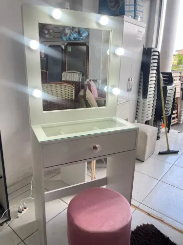 Penteadeira Camarim 1 gaveta 100% MDF 