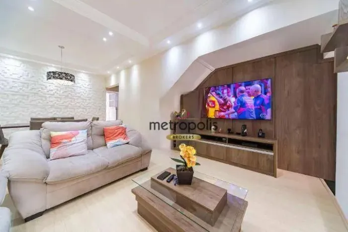 Sobrado à venda, 153 m² por R$ 661.000,00 - Vila Floresta - Santo André/SP