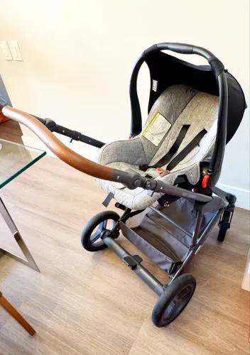 Carrinho de Bebê ABC Design Como 4 - Travel System Completo