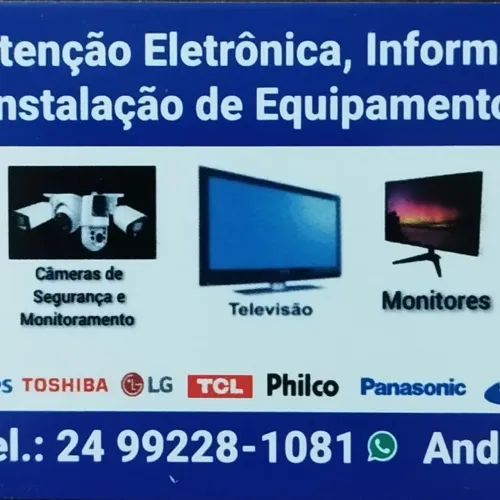 Manutenção eletrônica, informática, microondas e instalação de equipamentos.