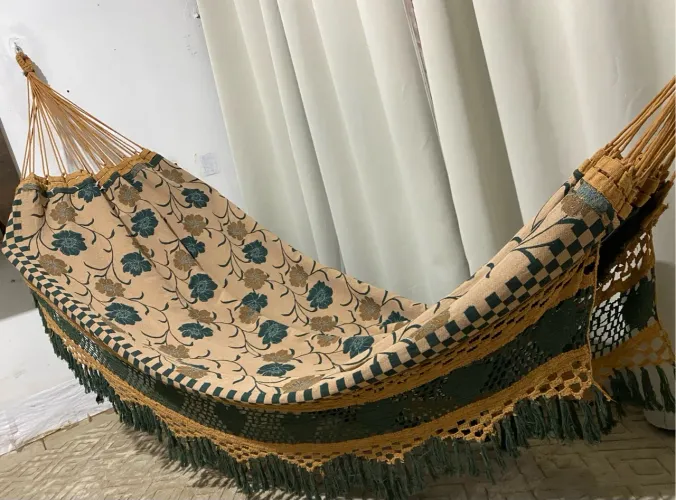 Redes de dormir suporta até 250kg modelo luxo 