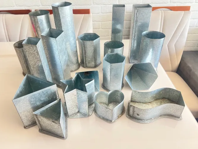Moldes para velas artesanais decorativas 20 unidades