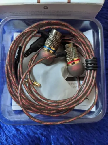 Kz edr1 fone profissional estéreo hi-fi/Retorno Palco/gamer/redução ruído/banhado a ouro