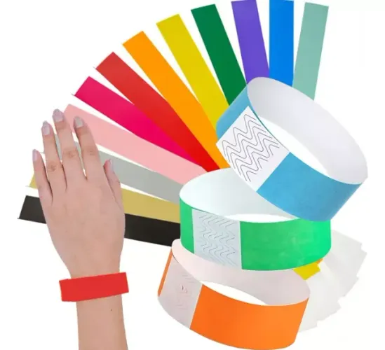 Pulseiras de Identificação Nylon - para eventos e festas temos com personalização e sem 