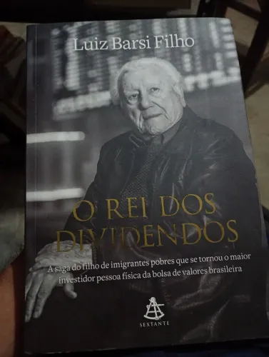 Livro o rei dos dividendo Luiz barsi 