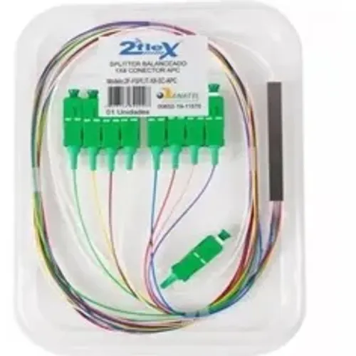 Splitter Plc 1x8 Sc Apc 1x8 Verde Conectorizado     1893     d317