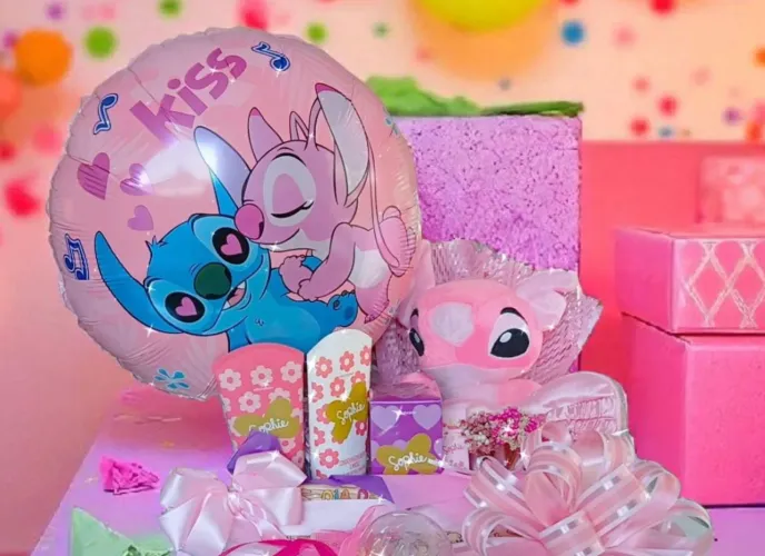 Cesta  com produtos o Boticário surpreenda quem vc ama.