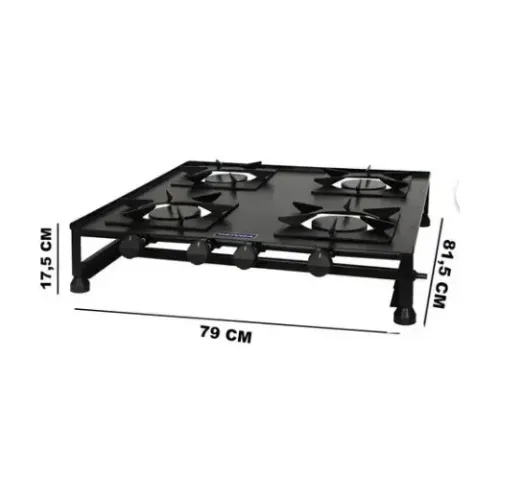 Fogão Industrial de Mesa 4 Bocas Leve