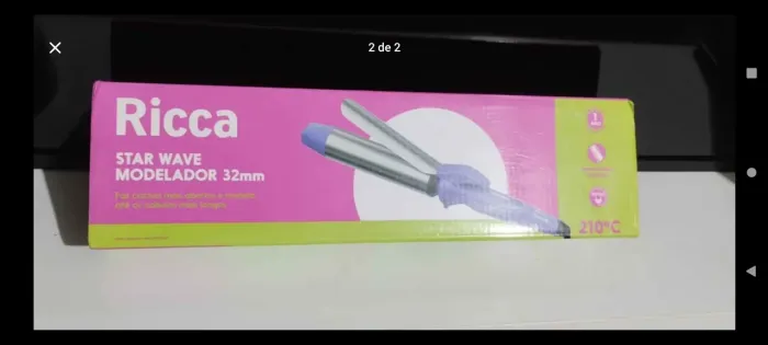 Modelador de cachos Ricca 32mm