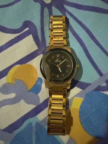 Relógio Dourado Oliva