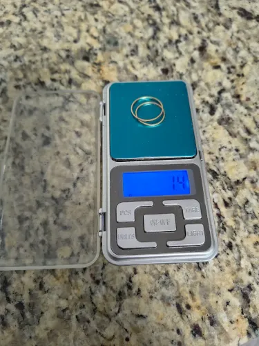 Par de Anéis de Ouro 18k