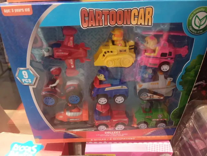 Patrulha canina carrinhos