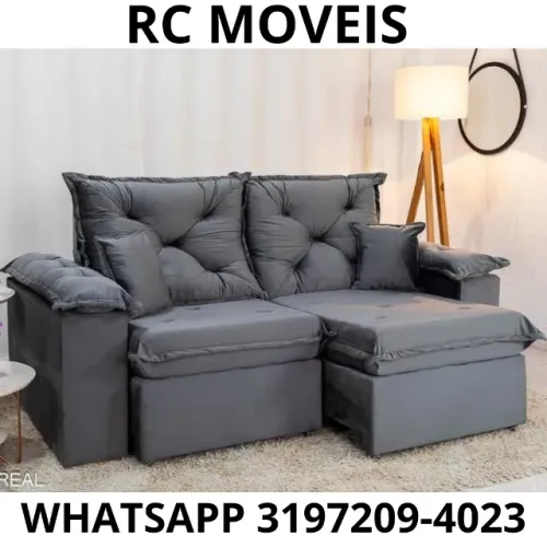 Sofá Londres Retrátil e Reclinável 2m - Conforto e Elegância