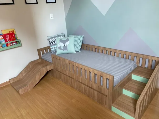Cama Infantil tipo Parquinho 