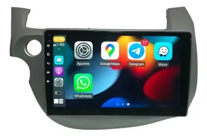 Central Multimidia Honda Fit 2009/2010/2011/2012/2013/2014