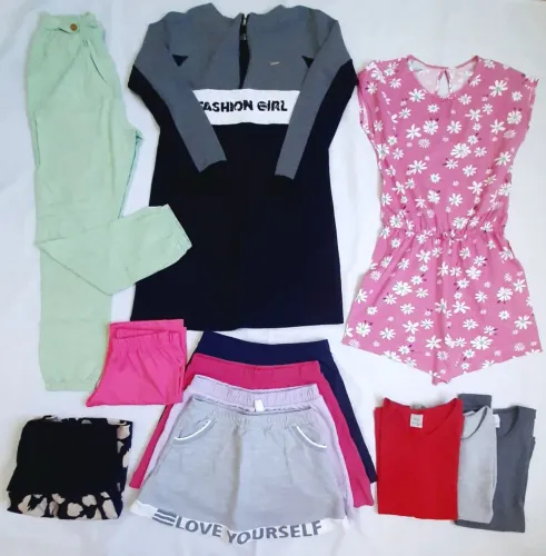 Lote de roupas teens Tamanho 16 com 12 peças