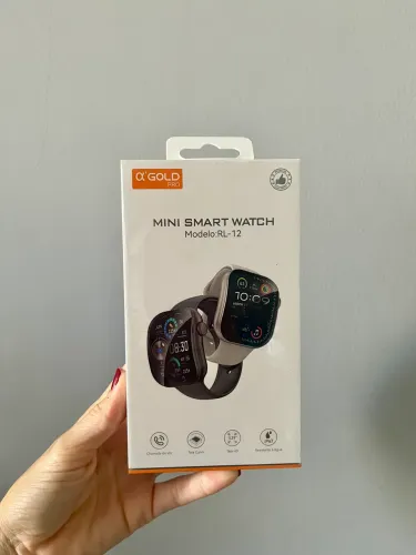 [Novo] Relogio Smart Watch Mini Tela Curva A'Gold Pro RL-12