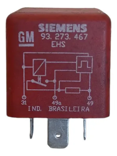 Ralé Auxiliar Farol Gm Blazer Corsa Meriva 12v 3 Pinos