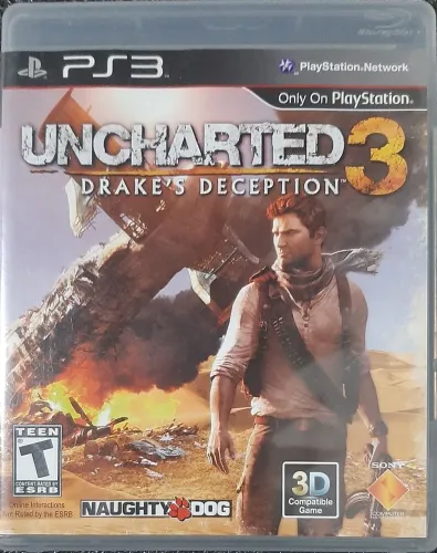 Uncharted 3: Drake's Deception - PS3 semi-novo