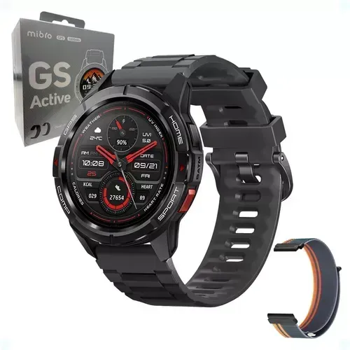 Smartwatch Mibro GS Active Com GPS Tela AMOLED 1000Nits 5ATM à prova d'água  Novos lacrado