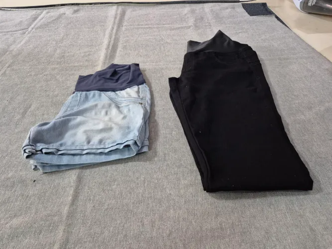 Bermuda + calça,pra gestação por apenas 10.00 reais as duas. 