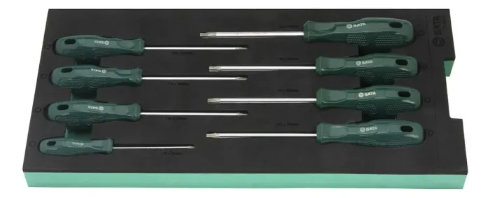 JOGO DE CHAVES TORX SATA C/BERCO 8PECAS