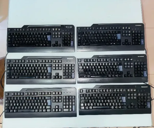 Teclado Conservado Lenovo Usb, bom e barato, temos 50 unidades