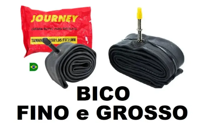 Camera ar 29 bico fino ou Grosso Bicicleta 