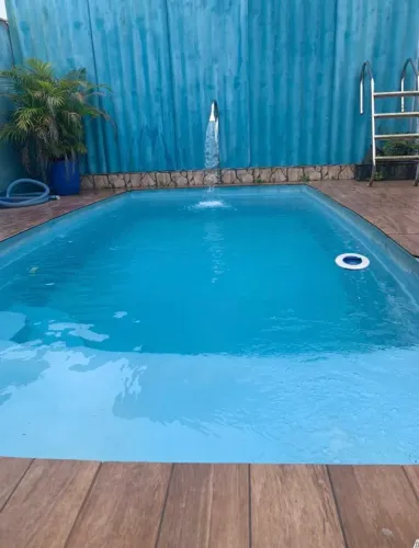 Casa com piscina na praia de Mongaguá locação temporada
