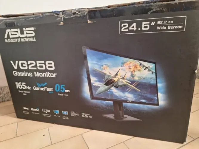 Monitor Gamer Asus 24.5" Full HD LED, Wide, 165 Hz, 0.5ms, FreeSync