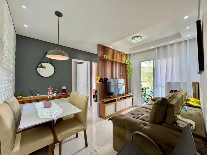 Apartamento à venda em São Paulo-SP, Jardim Guarujá: 2 quartos, 2 salas, 1 banheiro, 1 vag