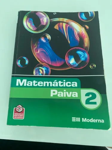 Livro Matemática Paiva 2 - Editora Moderna
