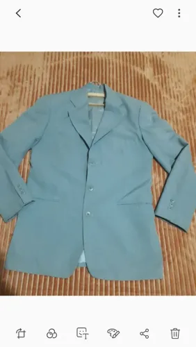 Casaco Masculino Azul Claro Tam 48
