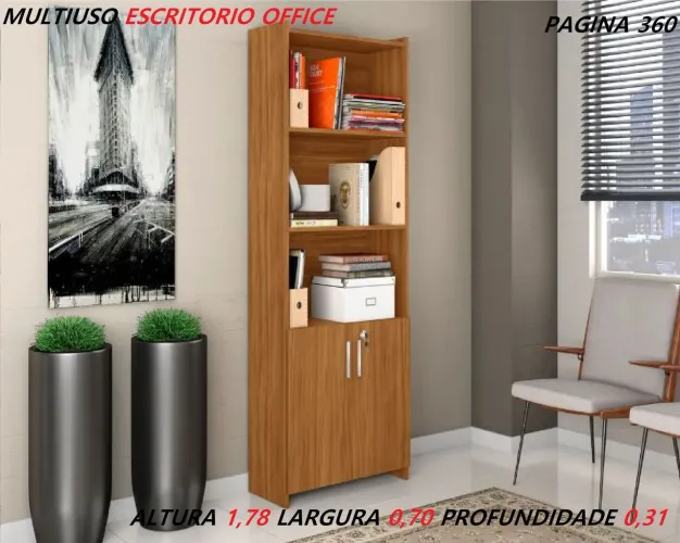 Armário escritório com chave 