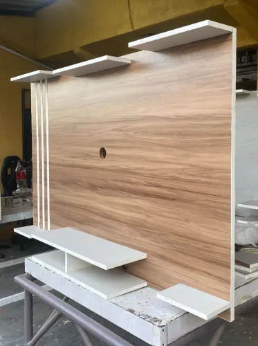 Painel para TV com Prateleiras e Design Mode 0010//rno